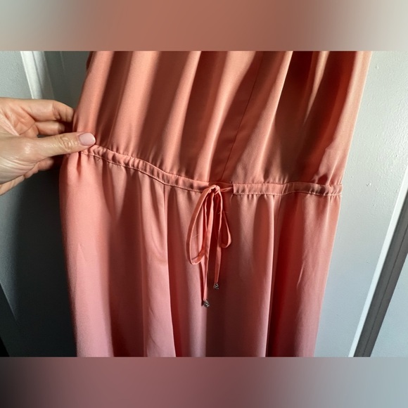 NWT Greylin Peach Lattice Back Cocktail Dress - Picture 6 of 6